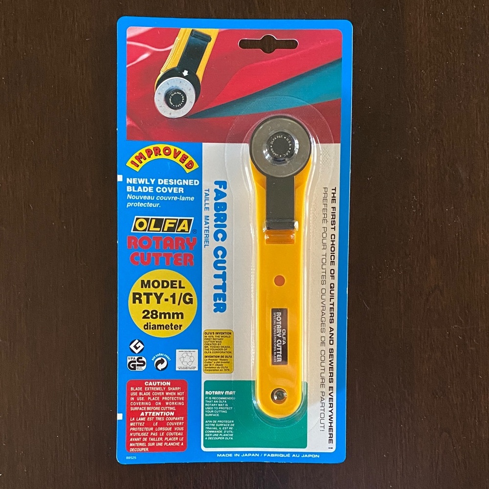 Olfa Rotary Fabric Cutter - Model RTY-1/G